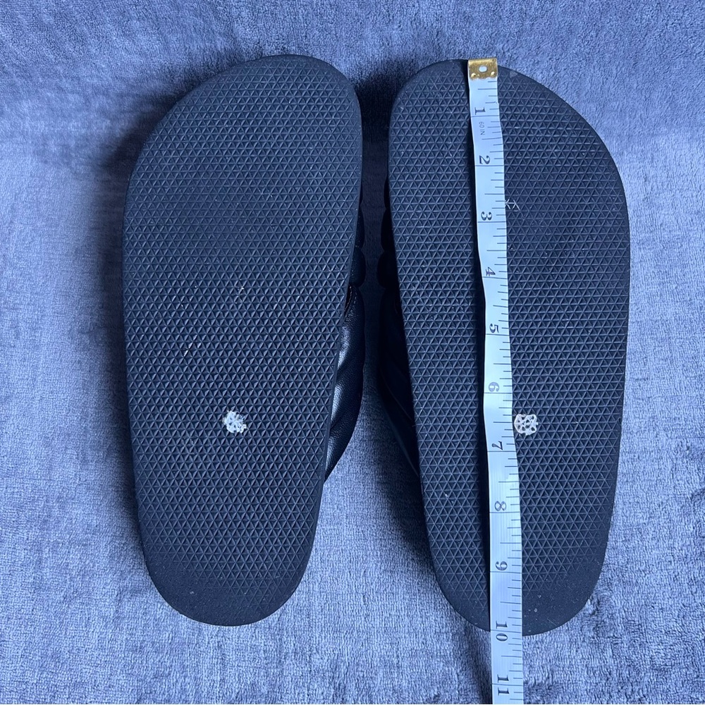 The Bali Tailor Oska Sandals Sz 39 US 8 Black Slides Casual Soft Beach Summer - Picture 9 of 14